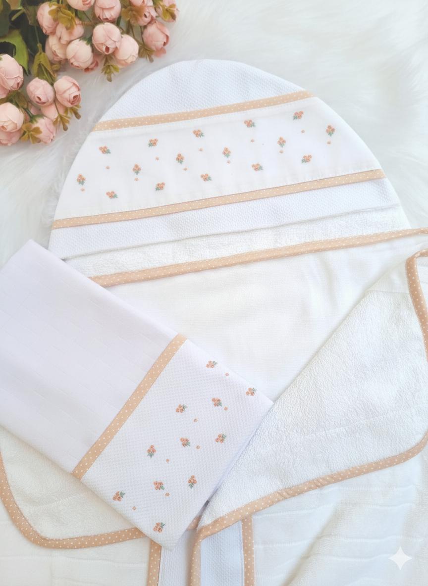 Toalha capuz arredondado